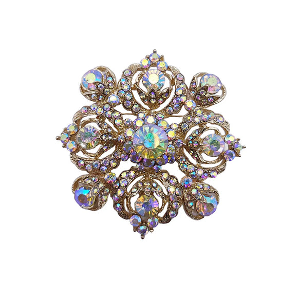 Gold AB Brooch ( 06491 GAB )