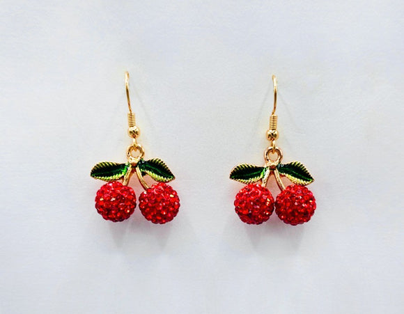 CHERRY EARRINGS ( 2717 )