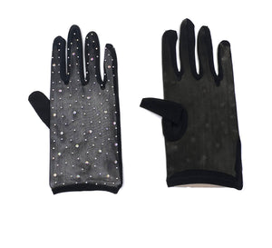 BLACK GLOVES AB STONES ( 0010 BK )