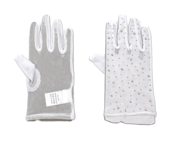 WHITE GLOVES AB STONES ( 0010 BK )