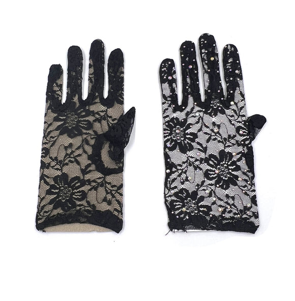 BLACK GLOVES AB STONES ( 0011 BK )