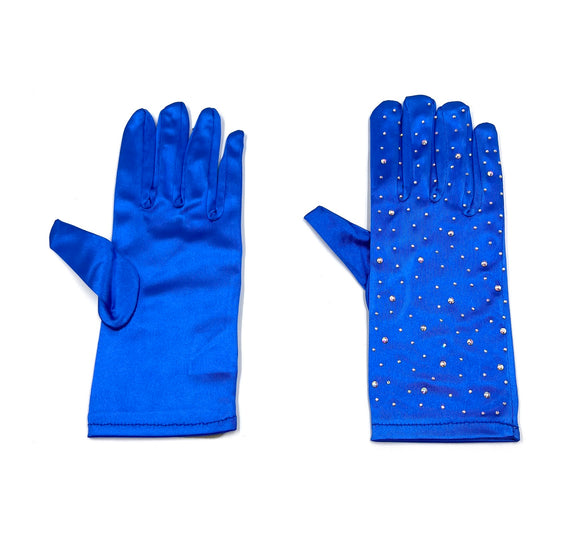 ROYAL BLUE GLOVES AB STONES ( 0012 RB )