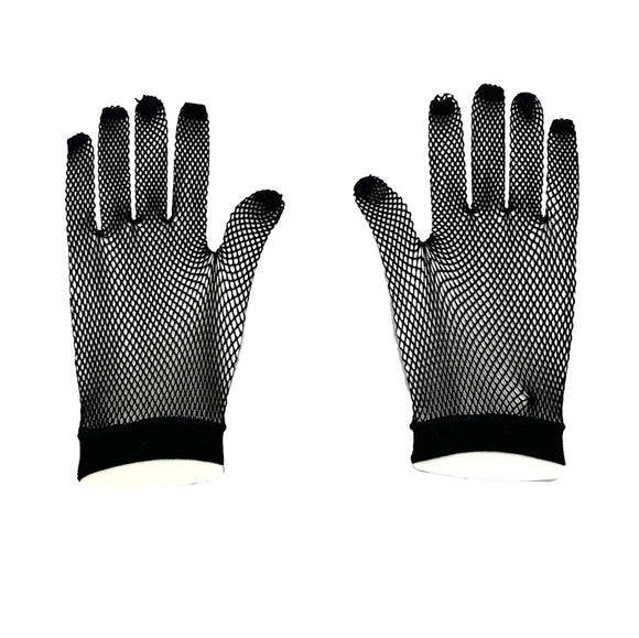 BLACK FISHNET GLOVES ( 0016 BK )