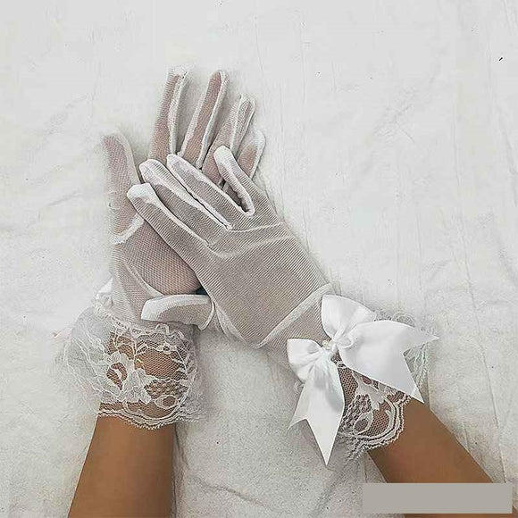 FASHION WEDDING GLOVE ( 1297 WH )
