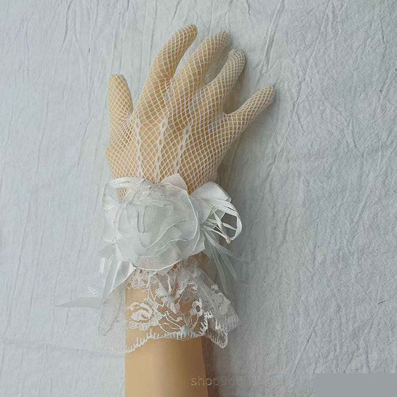 FASHION WEDDING GLOVE ( 1299 WH )