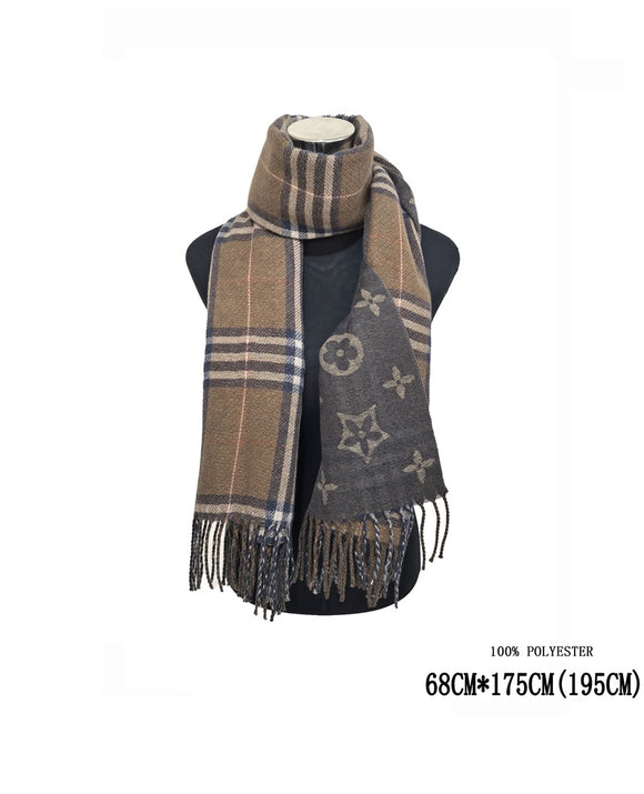 BROWN WINTER SCARF ( 0371 BR )