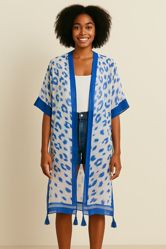 BLUE WHITE KIMONO ( 1524 BLWHT )