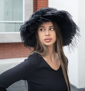 WOMEN'S HAT ( 3442 BLACK )