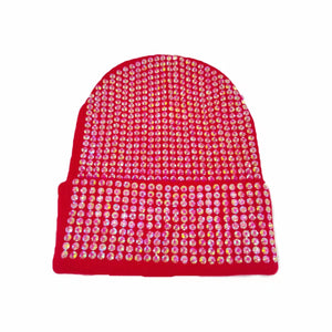 RHINESTONE BEANIE CAP ( 0135 REAB )