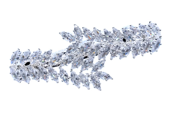 Silver Hair Band CZ Stones ( 41384 CZ )