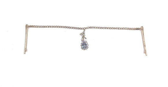HAIR CHAIN SILVER STONES ( 0241 2C )