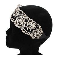 GOLD FLORAL HEAD BAND ( 2616 G )