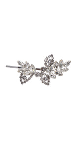 Silver Hair Clip CZ Stones ( 41391 CLSV )