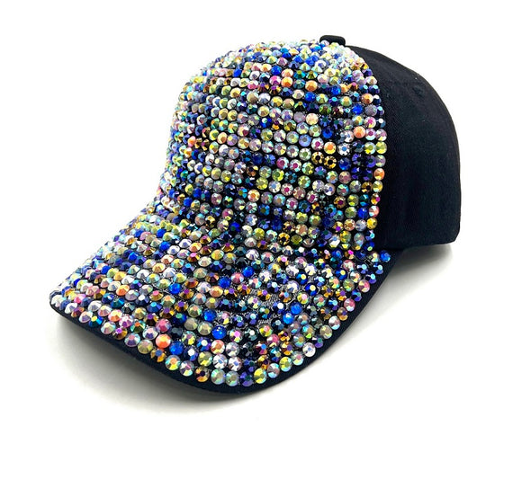 Black Hat Multi Color Stones ( 0002 MT )