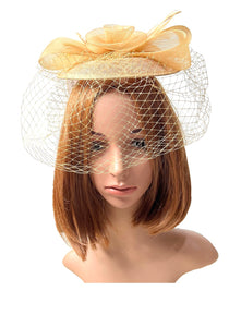 GOLD FASCINATOR FEATHER ( 0420 GD )