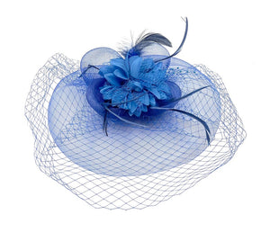 Royal Blue Fascinator ( 0557 RB )