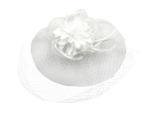 White Fascinator ( 0557 WH )