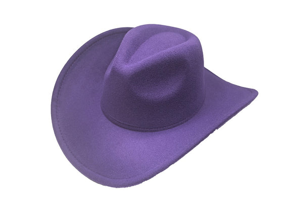 PURPLE COWBOY HAT ( 0695 PU )
