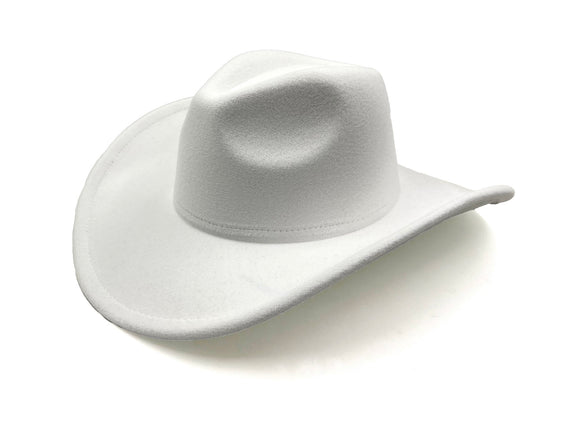 WHITE COWBOY HAT ( 0695 WH )