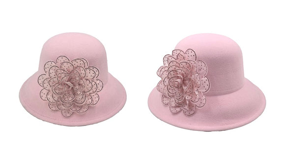 BUCKET HAT FLOWER PINK ( 0777 PKPKPK )