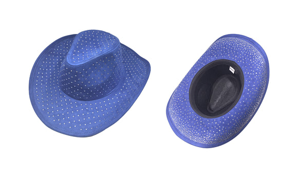 ROYAL BLUE COWBOY HAT STONES ( 0810 RB )