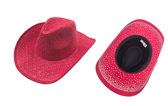 RED COWBOY HAT STONES ( 0810 RD )