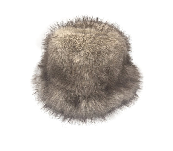 BEIGE FAUX FUR HAT ( 0984 BG )