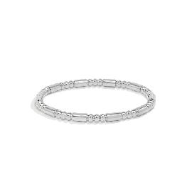 STAINLESS STEEL SILVER BRACELET ( 1214 RH )