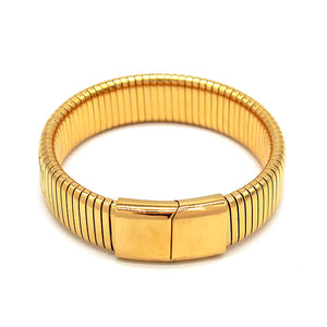 STAINLESS STEEL GOLD BRACELET ( 1235 GD )