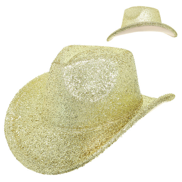 FASHION SEQUIN GLITTERING COWBOY HAT ( 2813 G )