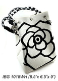 FASHION WOVEN HAND BAG (IBG 1018WH)