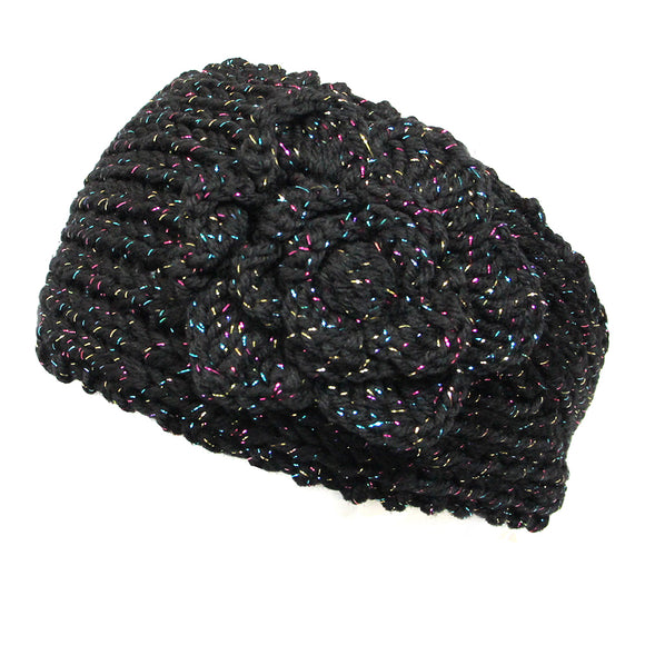 BLACK KNIT HEADBAND ( 0131 J )