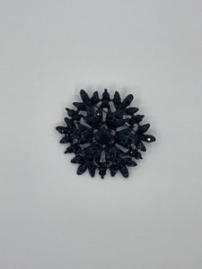 SNOWFLAKE BROOCH STONES ( 0617 BK )