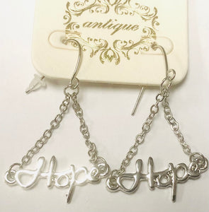 Silver Hope Earrings ( 1011 S )