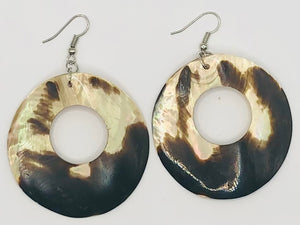 Abalone Shell Earrings ( 025 )