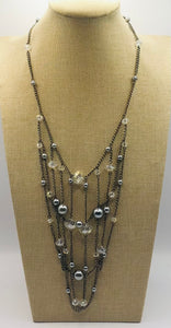 HEMATITE NECKLACE SET ( 50125 HP )