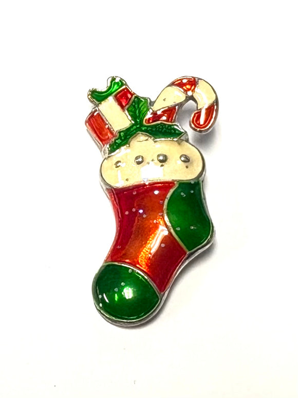 CHRISTMAS STOCKING BROOCH ( 353 )