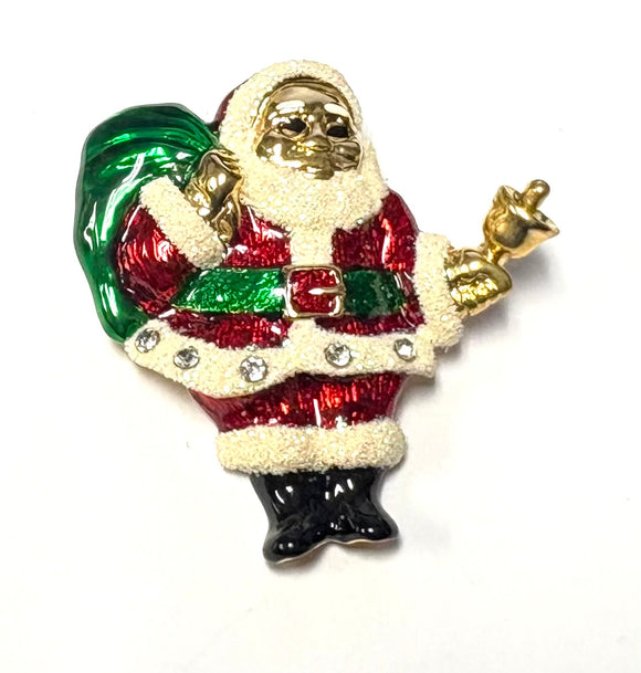 SANTA CLAUS BROOCH ( 355 )