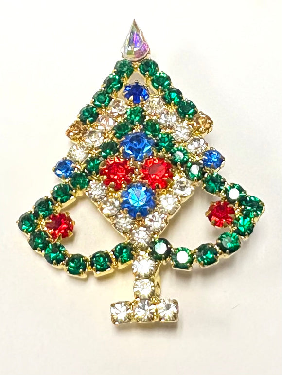 CHRISTMAS TREE BROOCH ( 224 )