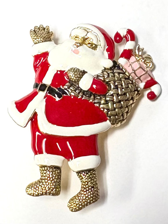 SANTA BROOCH ( 8032 )
