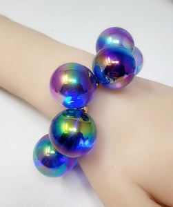 CHUNKY BALL STRETCH BRACELET ( 20060 GRB )