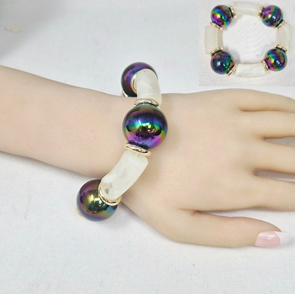 BALL STRETCH BRACELET ( 20065 GBK ) – Ohmyjewelry.com
