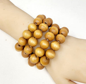 BROWN STRETCH BRACELETS ( 30003 GBR )