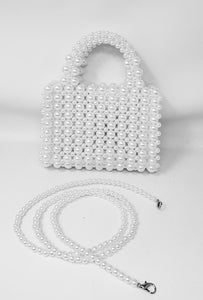 WHITE PEARL PURSE ( 10002 RWH )