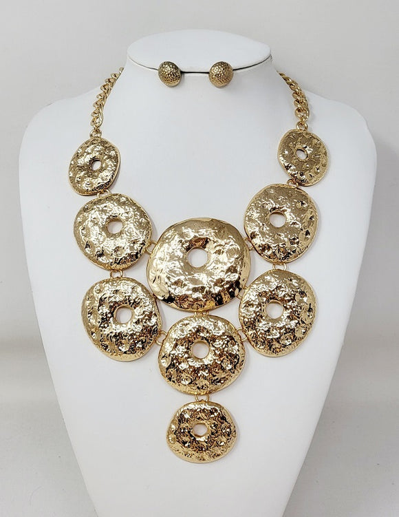 GOLD NECKLACE SET ( 10865 G )