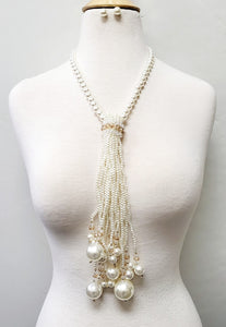 PEARL NECKLACE SET ( 10897 GCR )