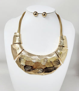 GOLD METAL NECKLACE ( 10950 G )