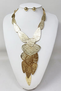 LONG GOLD NECKLACE SET ( 10958 G )