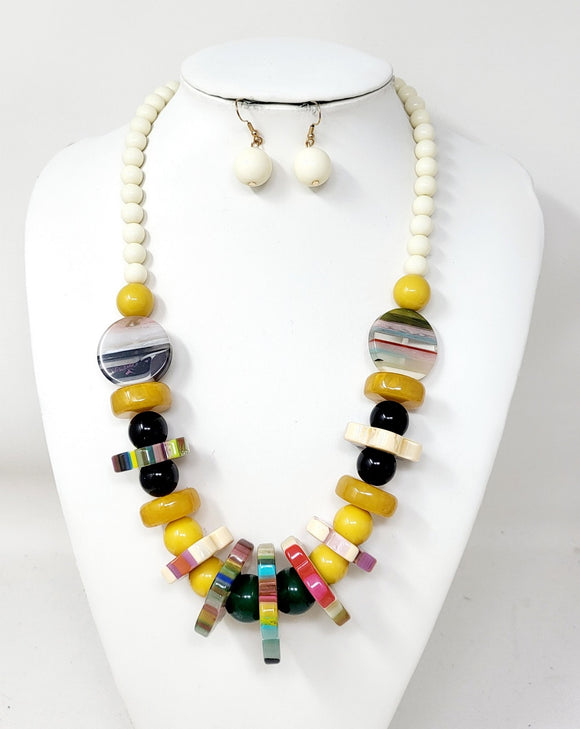 MULTICOLOR NECKLACE SET ( 11169 GMT )