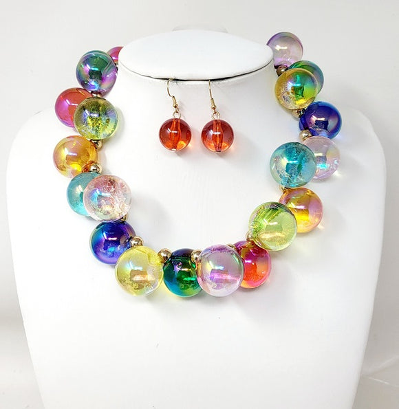 BALL NECKLACE SET ( 20060 GMT )